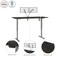 Bestar Bestar Upstand 72W x 30D Standing Desk with Dual Monitor Arm in deep grey 175880-000032 - alternate 6